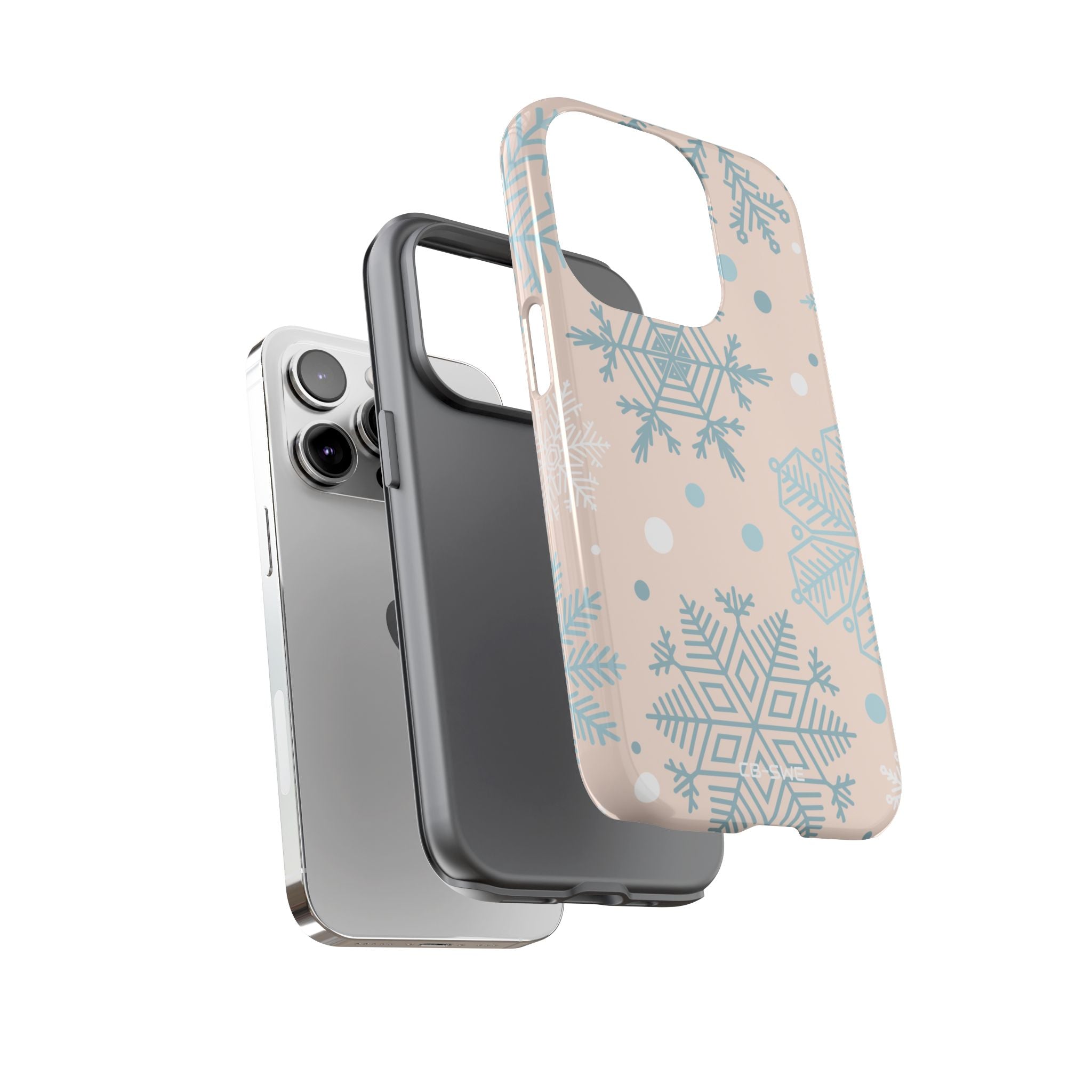 Snowflake Pastel Harmony - iPhone Case