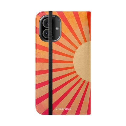 Sunburst Radiance - iPhone 16 Plus -lompakkokotelo