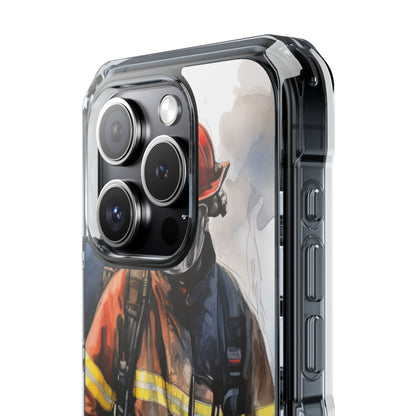 Firefighter In Motion iPhone Case - Impact
