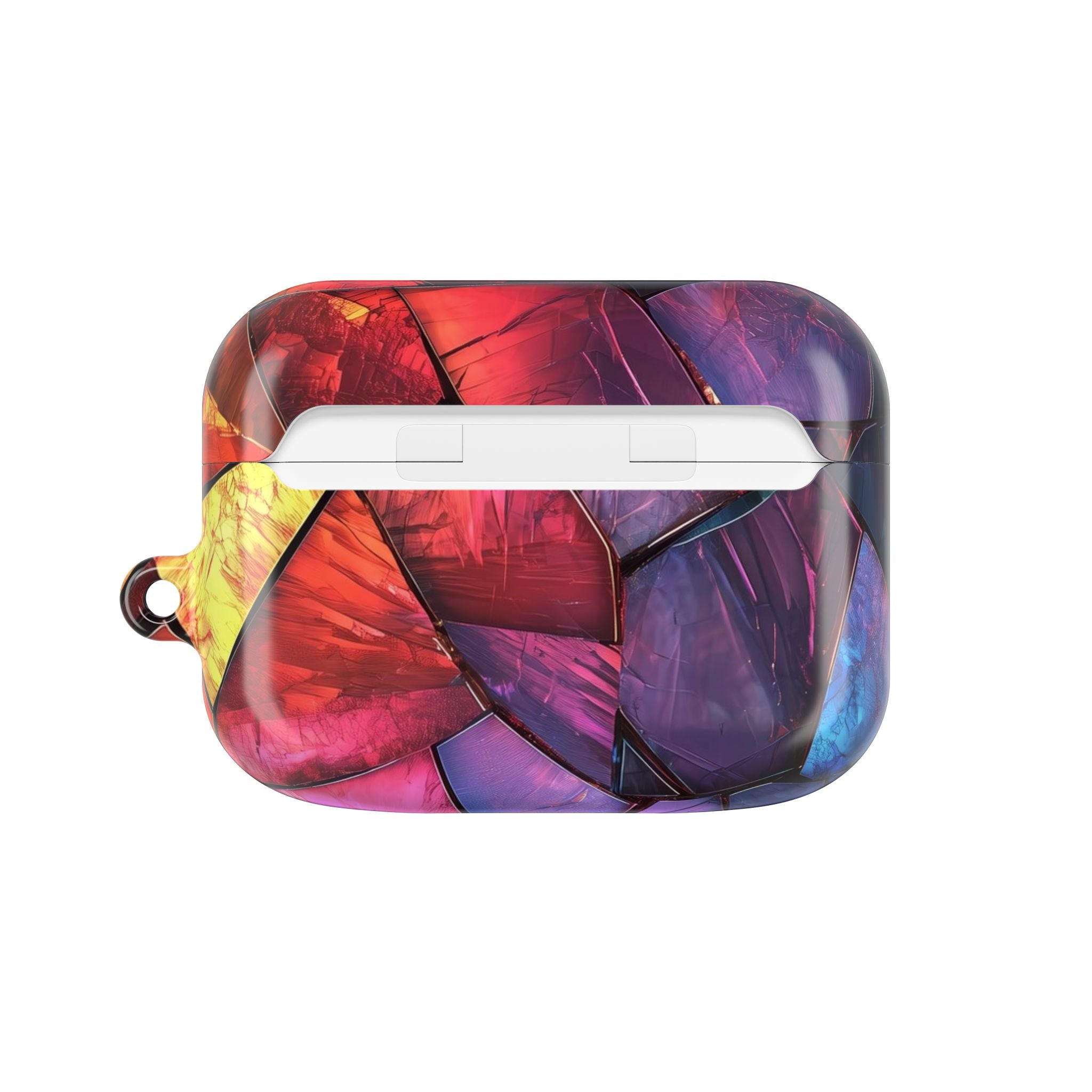 Crimson Shard Mosaic - AirPods Case