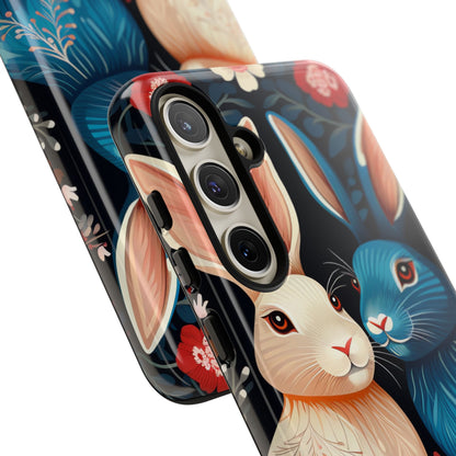 Rabbits Embrace Blossoms - Samsung Case