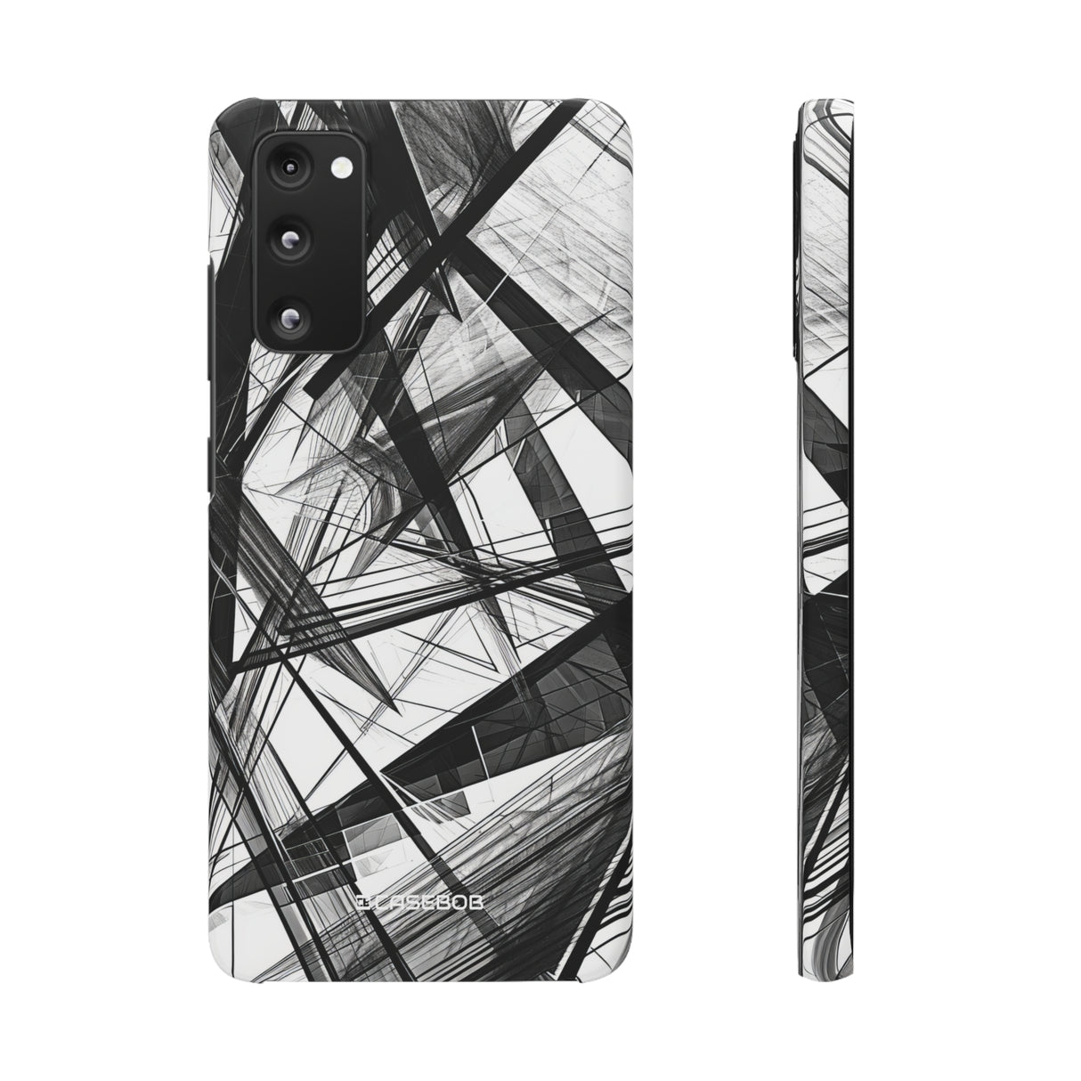 Monochrome Chaos | Slim Phone Case for Samsung