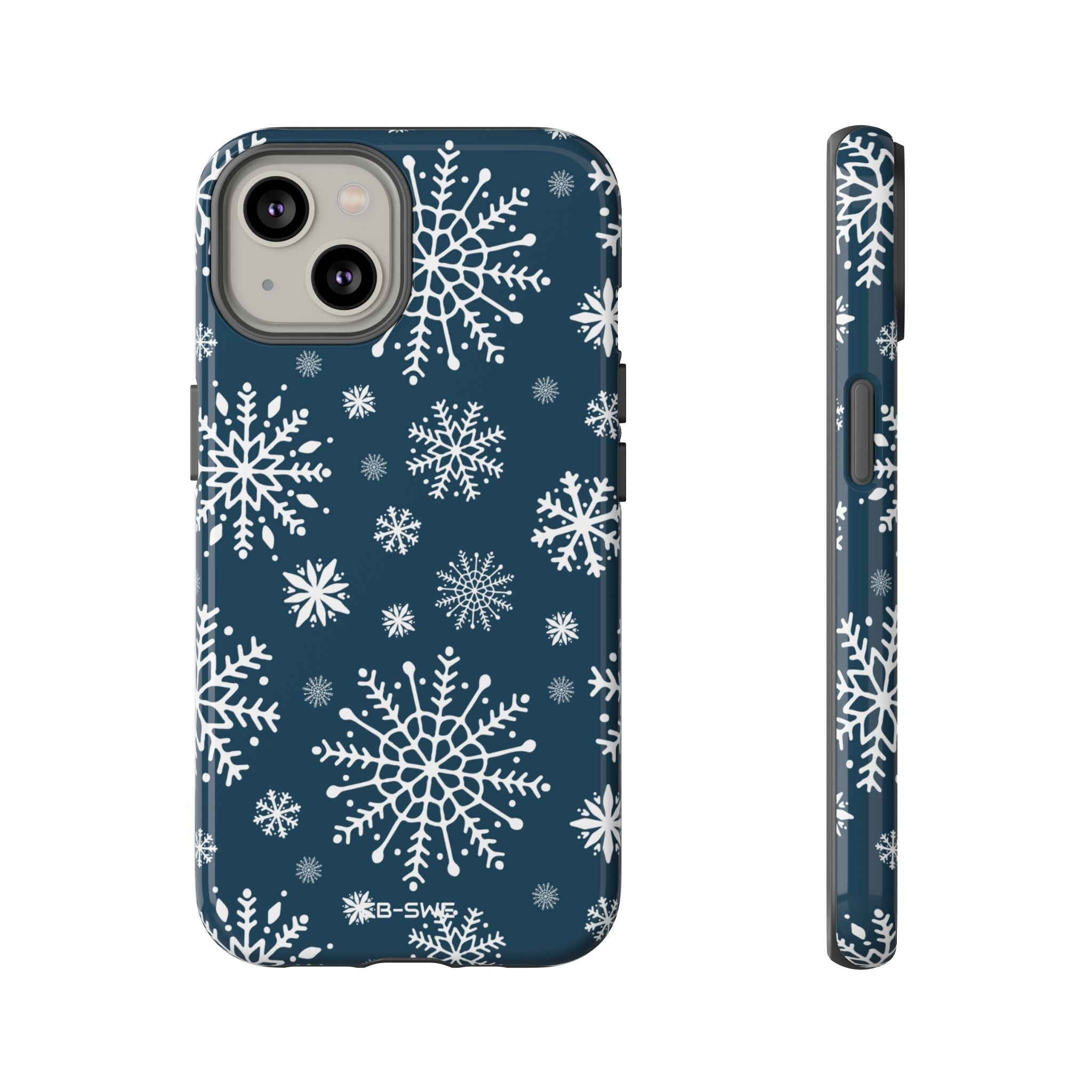 Snowflakes Dance Gracefully - iPhone Case