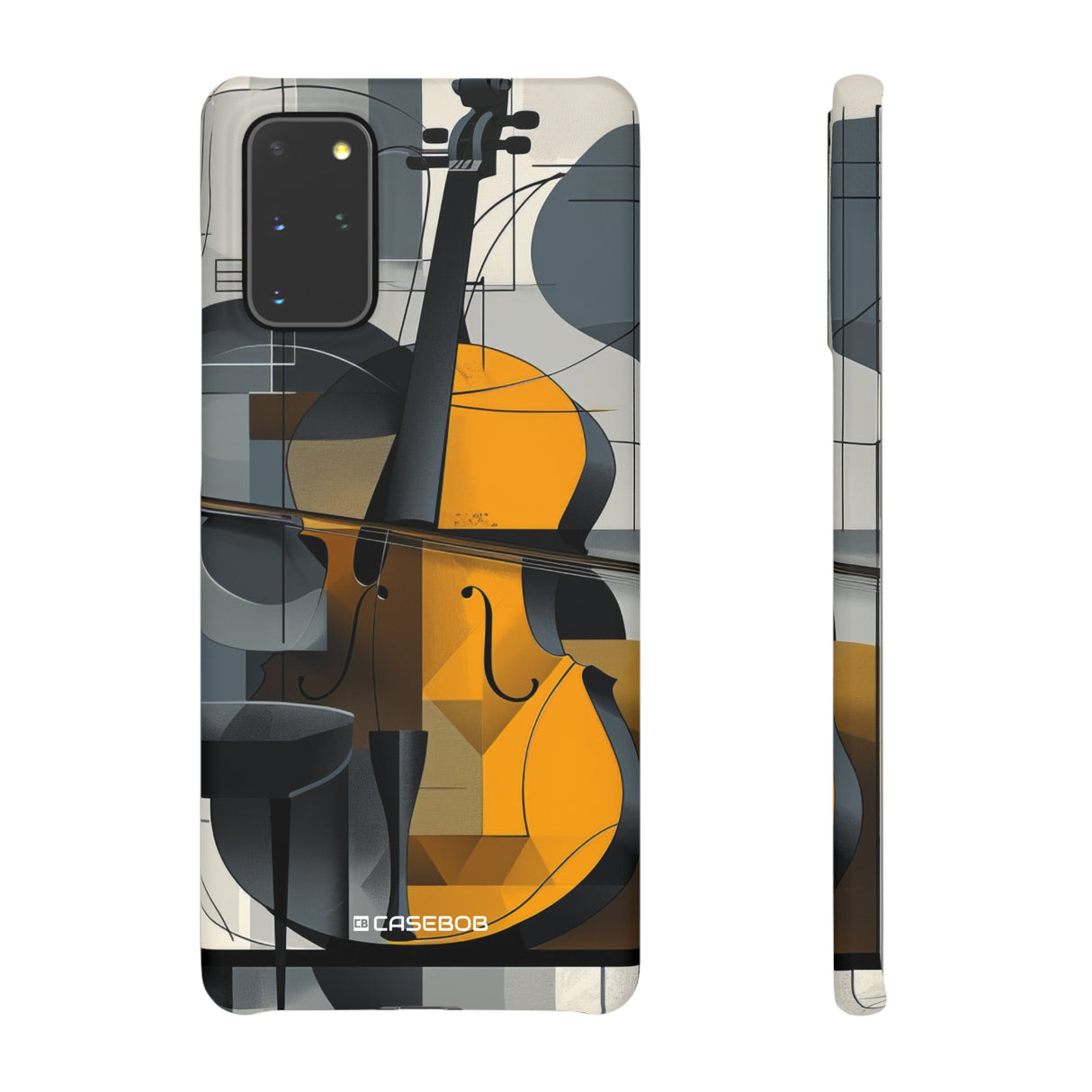 Cello Abstraktion | Schlanke Handyhülle für Samsung