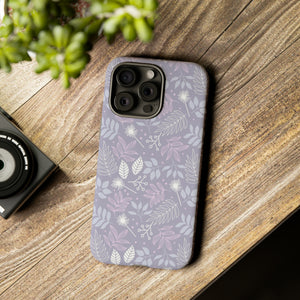 Purple Mona Leaf - Protective Phone Case