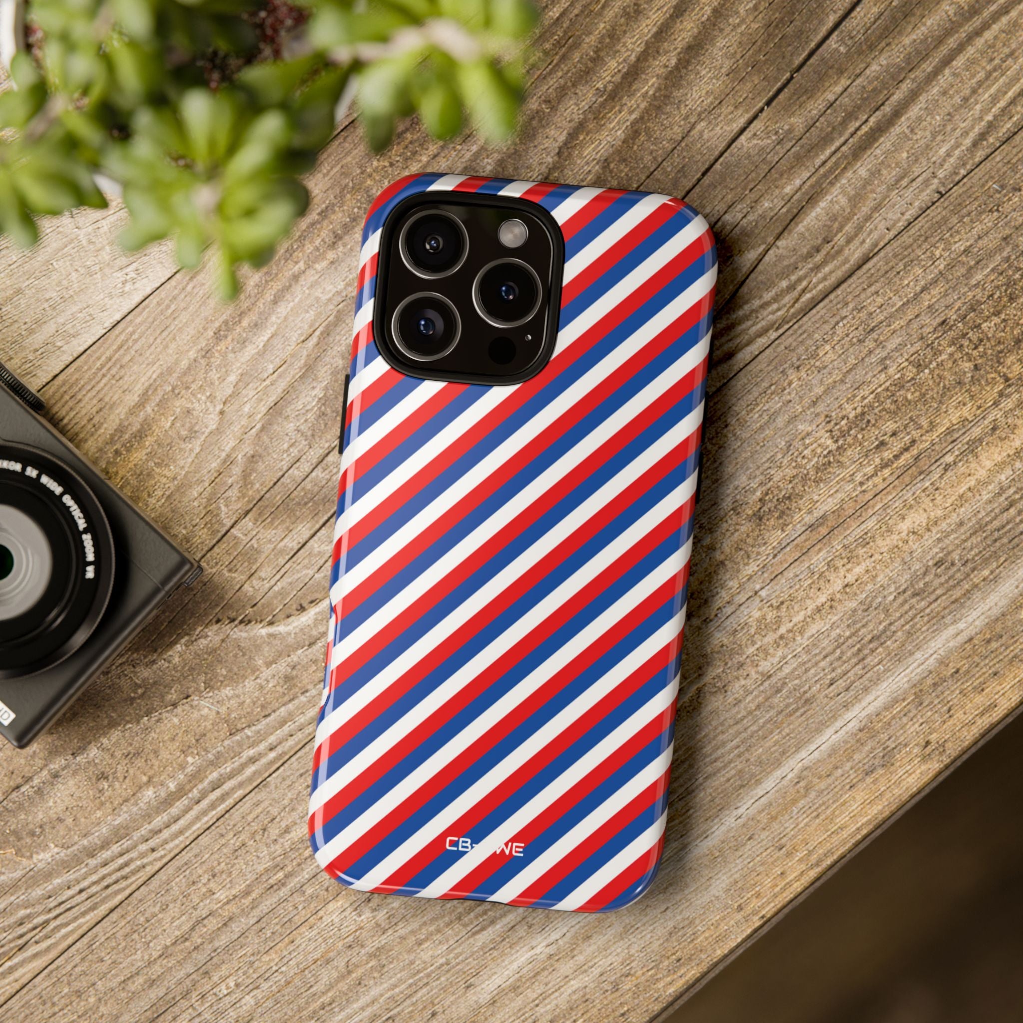 Striped Freedom Wave - iPhone Case