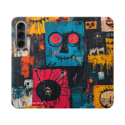 Turquoise Grin - Samsung S23+ Case - Wallet