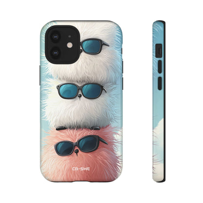 Fluffy Creatures Stack - iPhone Case