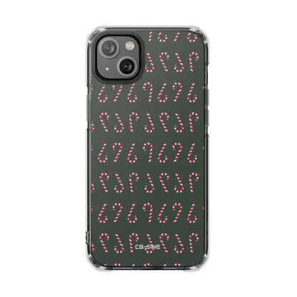 Candy Canes Aligned iPhone Case - Impact
