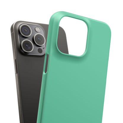 Medium Aquamarine iPhone 15 - Slim Phone Case