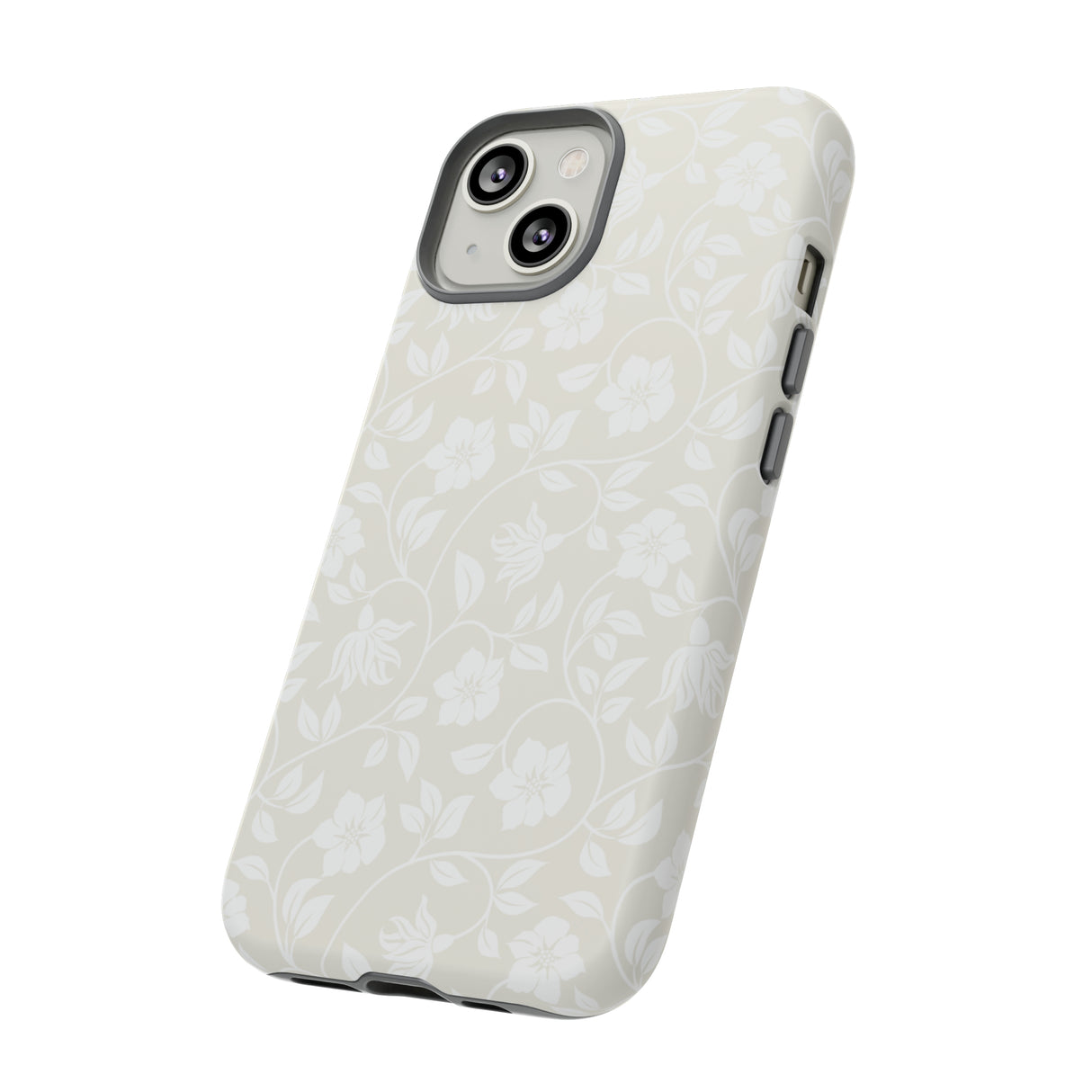 Light Color Floral iPhone case - Protective Phone Case