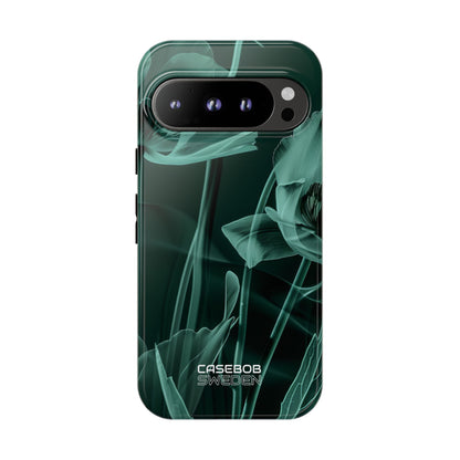 Teal Bloom Radiance Google Pixel 9 - Tough