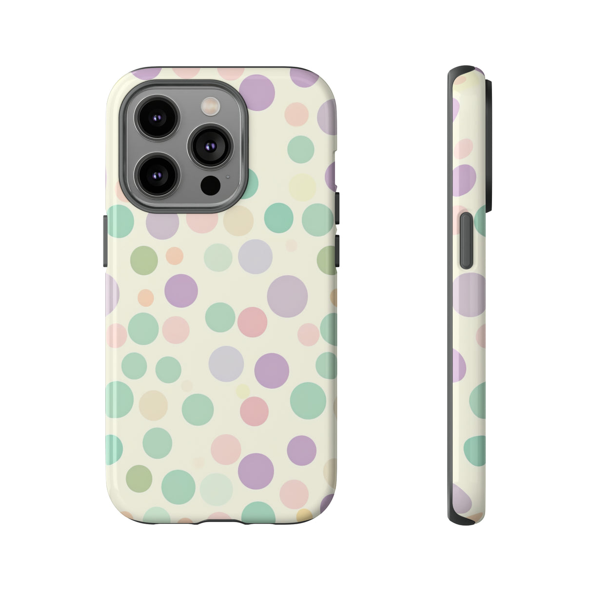 Polka Dot Pastel Harmony - Schutzhülle fürs Handy