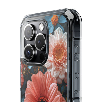 Surreal Floral Harmony iPhone 15 - Clear Impact Phone Case