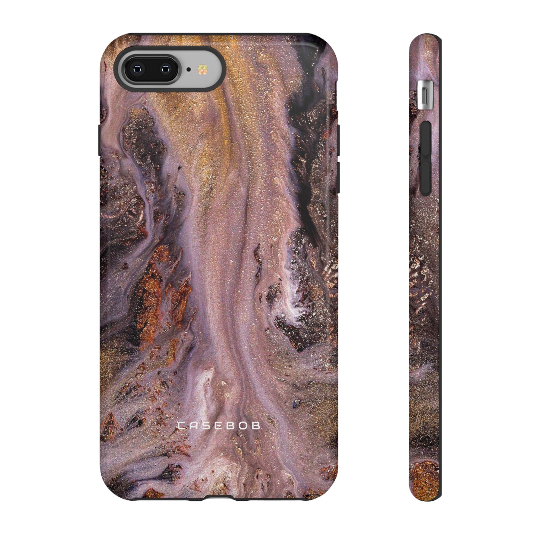 Pink Marble Ink Art - Protective Phone Case