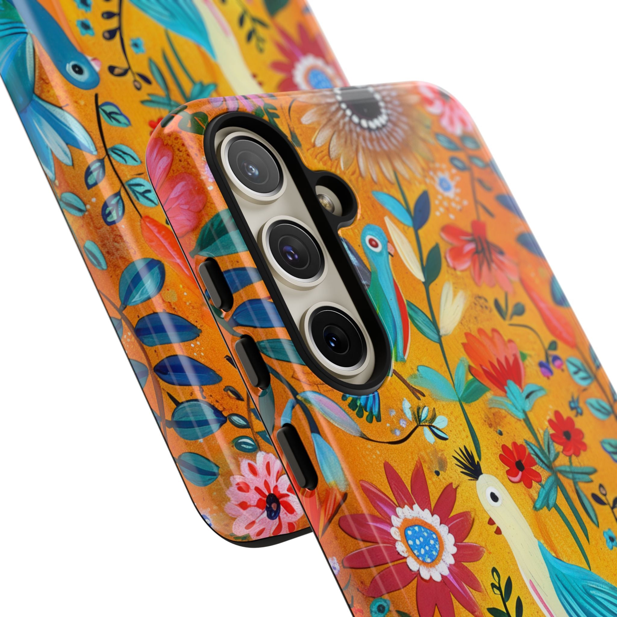 Colorful Birds Bloom Samsung S24 Plus Case - Tough