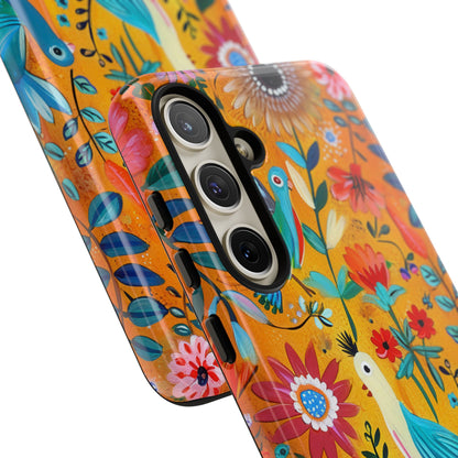 Colorful Birds Bloom Samsung S24 Plus Case - Tough