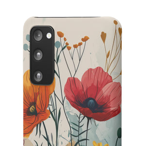 Blooming Whimsy | Schlanke Handyhülle für Samsung