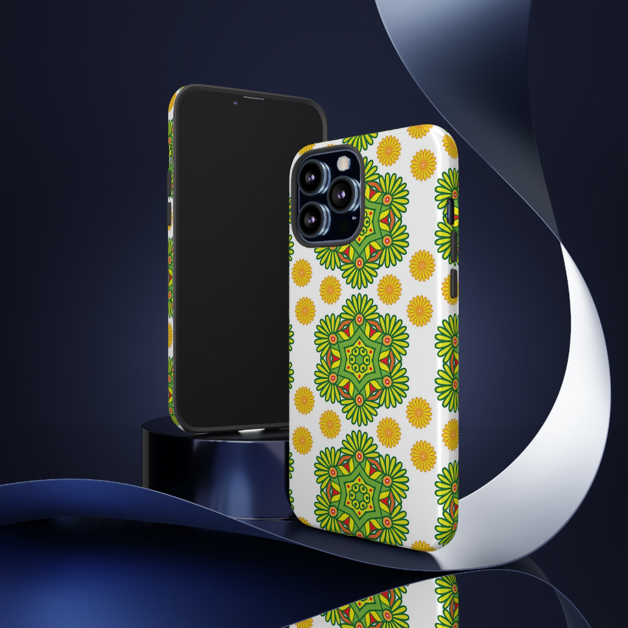 Lime Mandela - Protective Phone Case