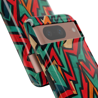 Vivid Geometry Dance - Google Pixel Case
