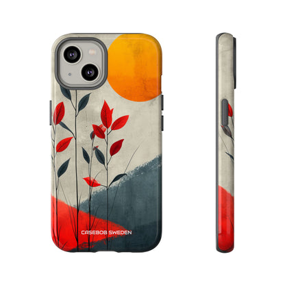 Gray Sunscape - Tough iPhone 14 Phone Case