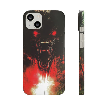 Bloodmoon Wolf's Lament iPhone 13 - Slim Phone Case