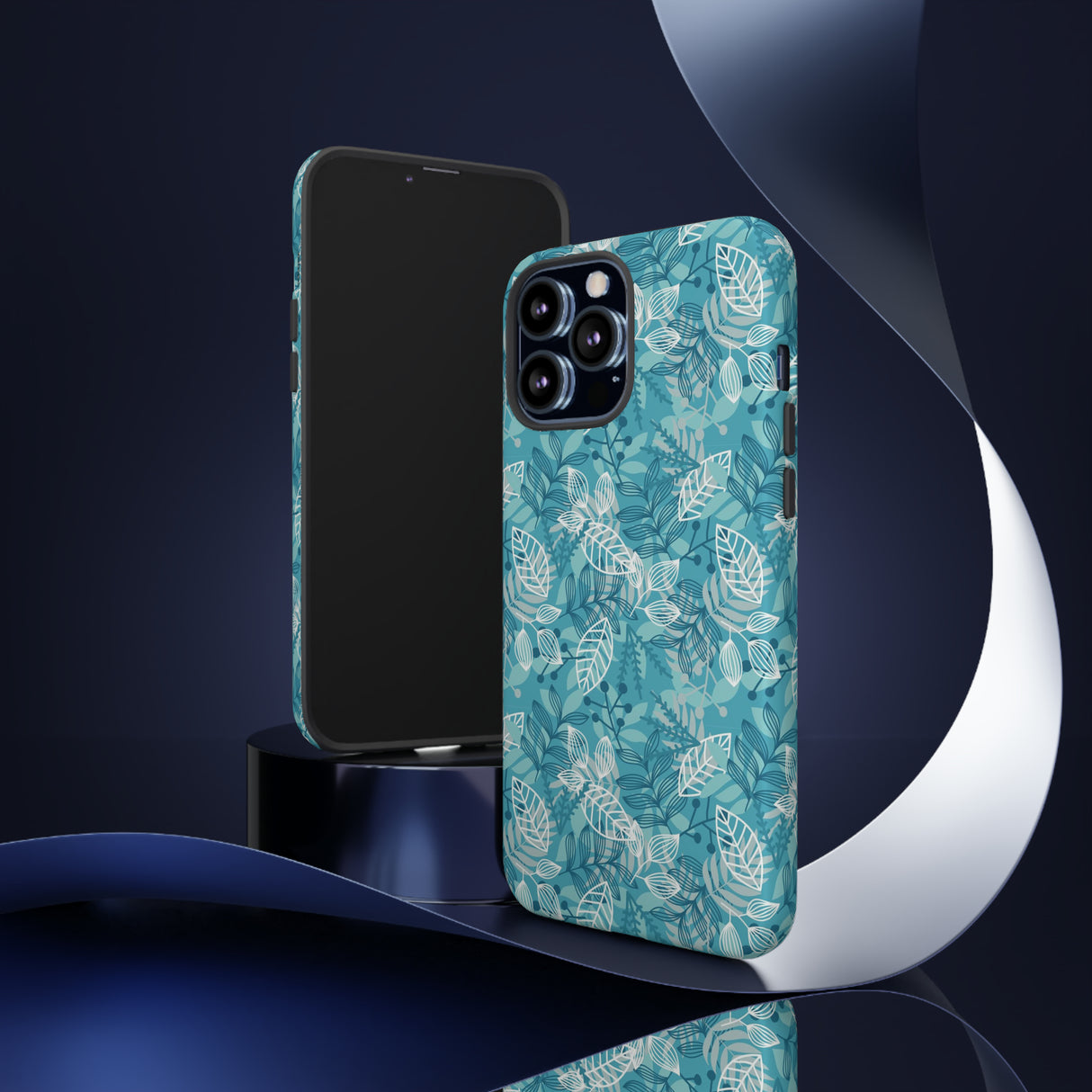 Spring Blue Leaf - Protective Phone Case