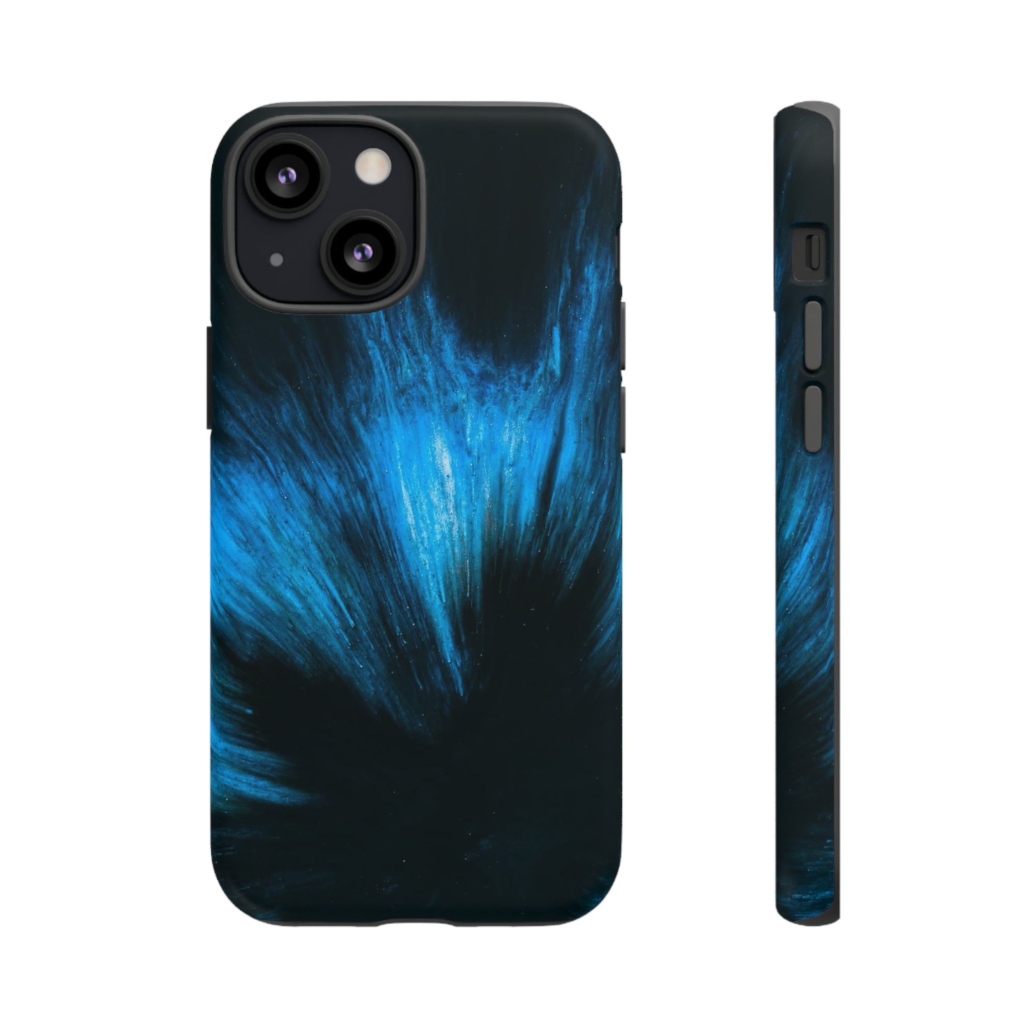 Midnight Shadow Ink Art - Protective Phone Case