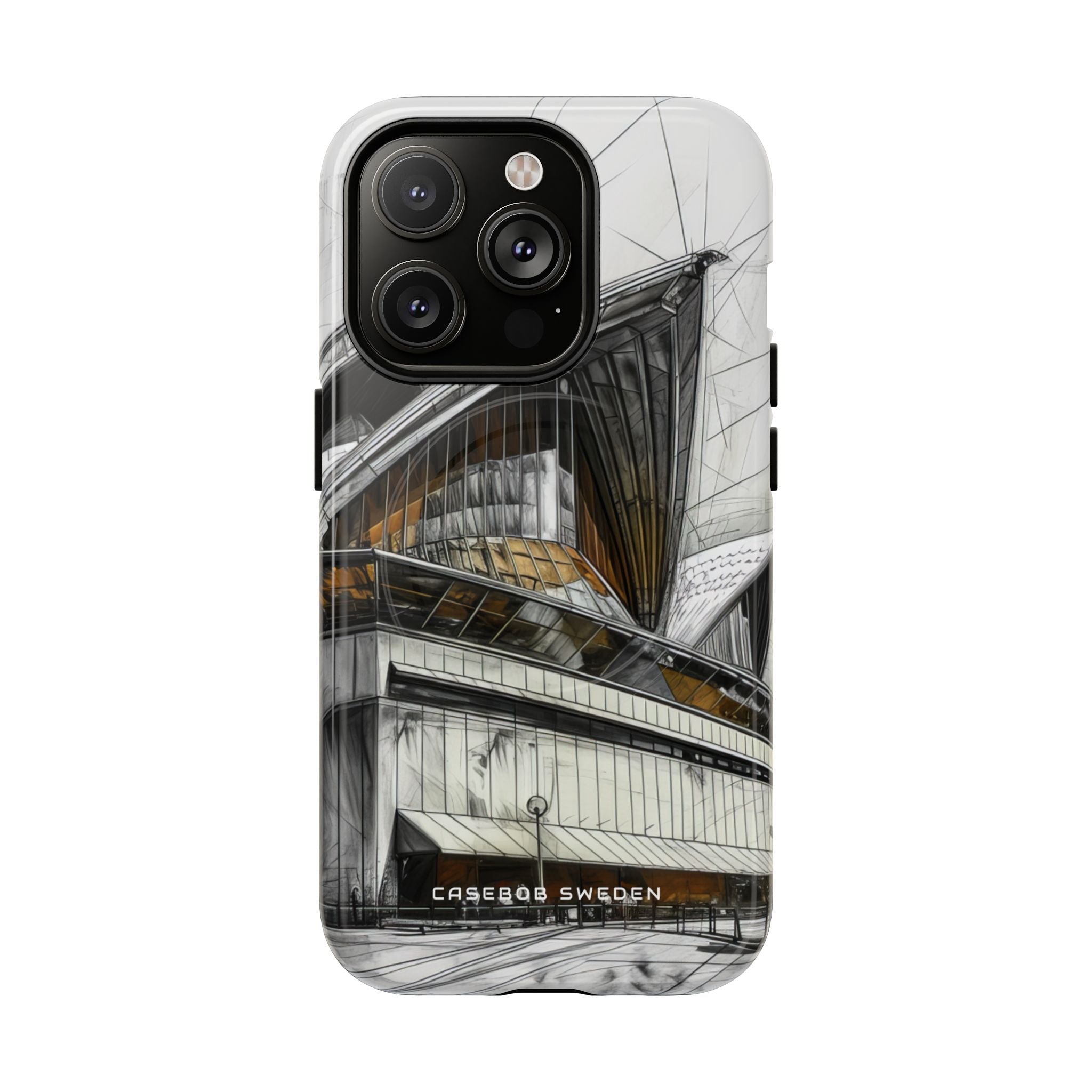 Architectural Curves in Line Formation iPhone 14 | Tough+ Phone Case