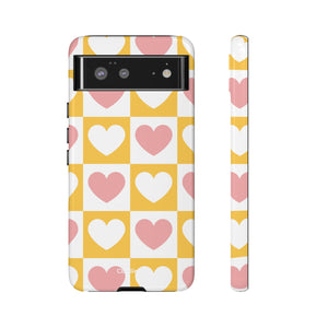 Heart Grid Harmony - Google Pixel Case