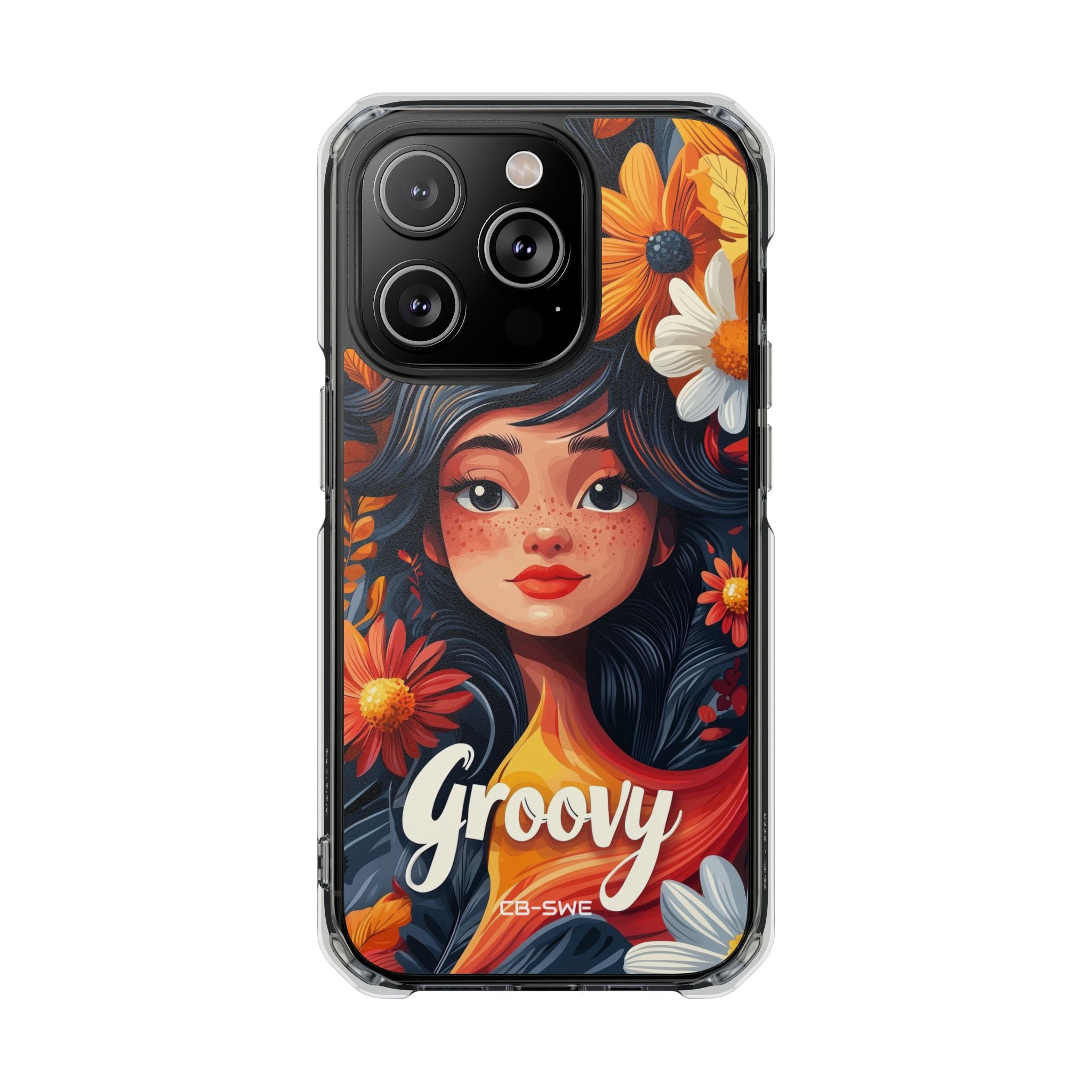 Floral Girl Smiles iPhone Case - Impact