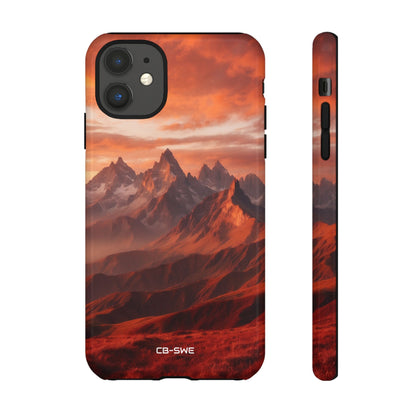 Mountain Peaks Glowing - iPhone Case
