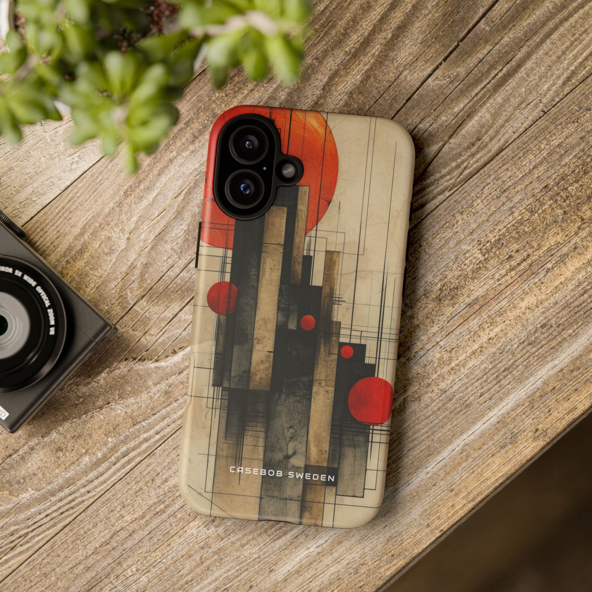 Vintage Geometric Harmony iPhone 16 - Tough Phone Case