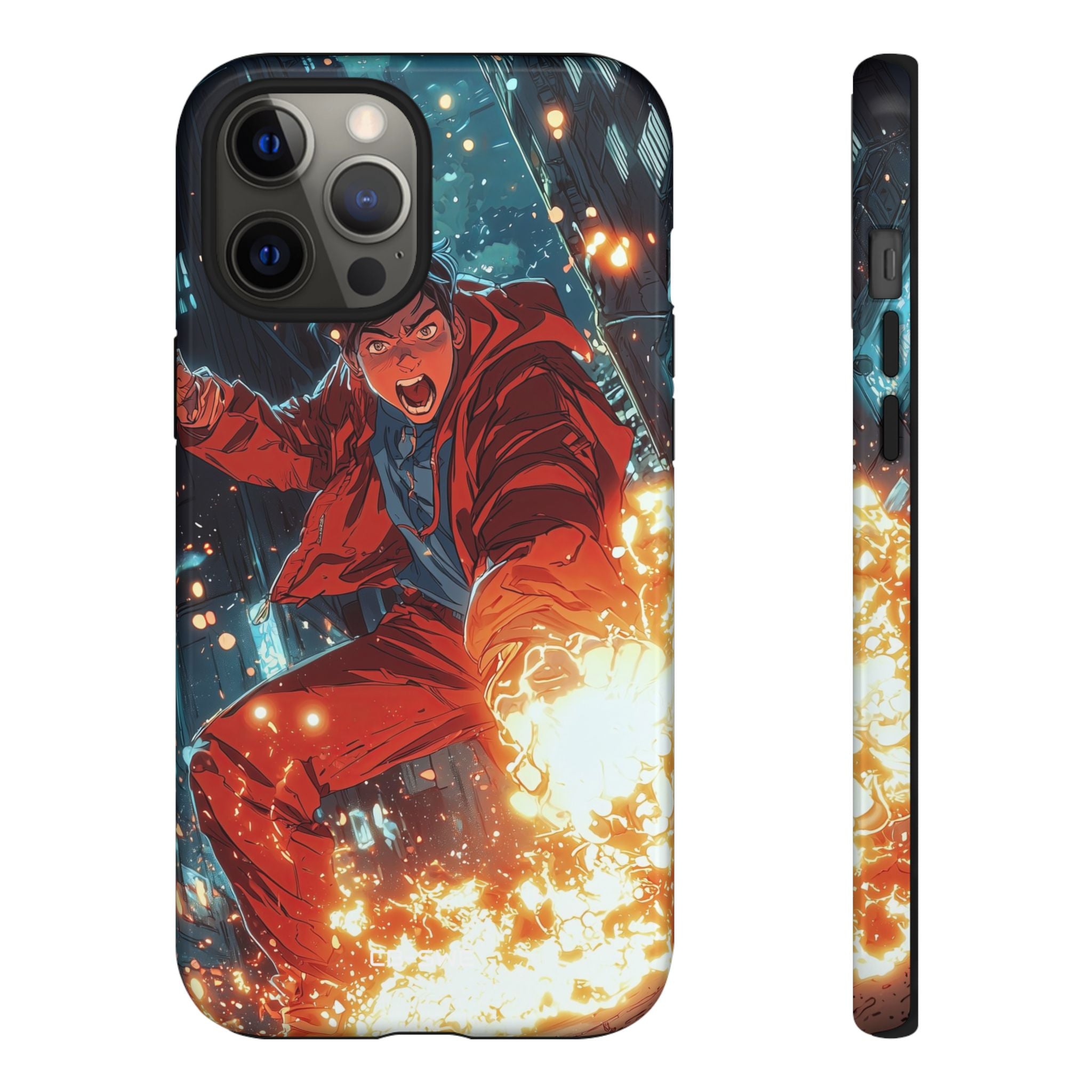 Flames Ignite Action - iPhone Case