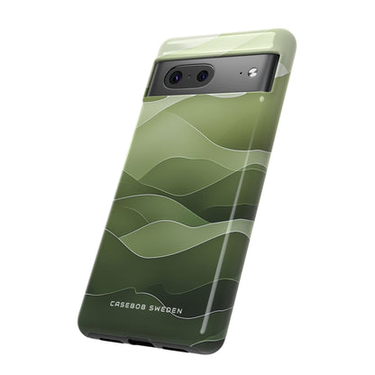 Gradient Emerald Drift Google Pixel 7 - Tough Phone Case