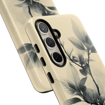 Beige Branch Art - Tough Samsung S24 Phone Case