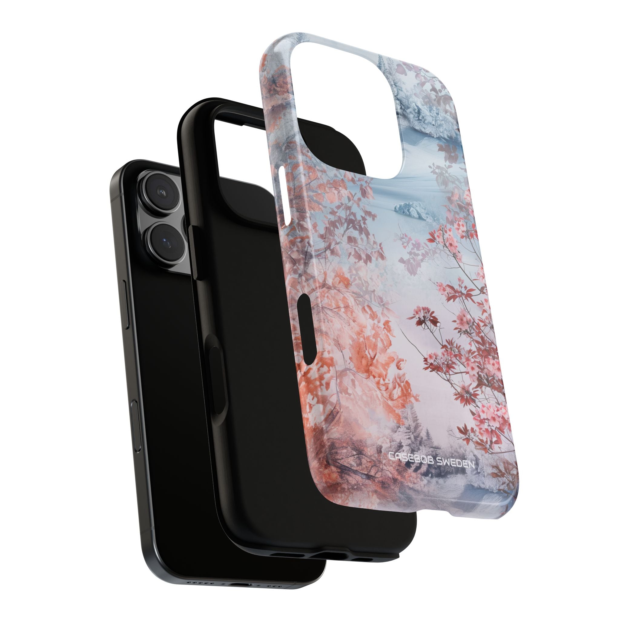 Floral Serenity Case - Tough iPhone 16 Phone Case