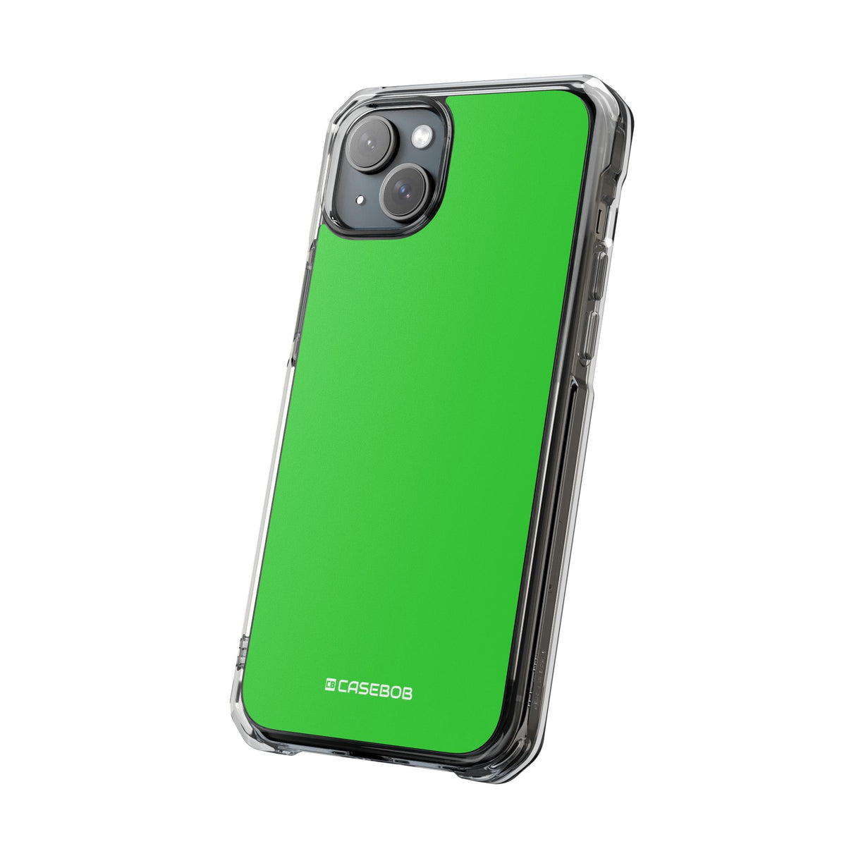 Lime Green | Phone Case for iPhone (Clear Impact Case - Magnetic)