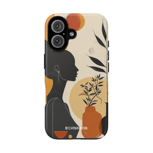 Serene Silhouette in Warm Hues - for iPhone 16