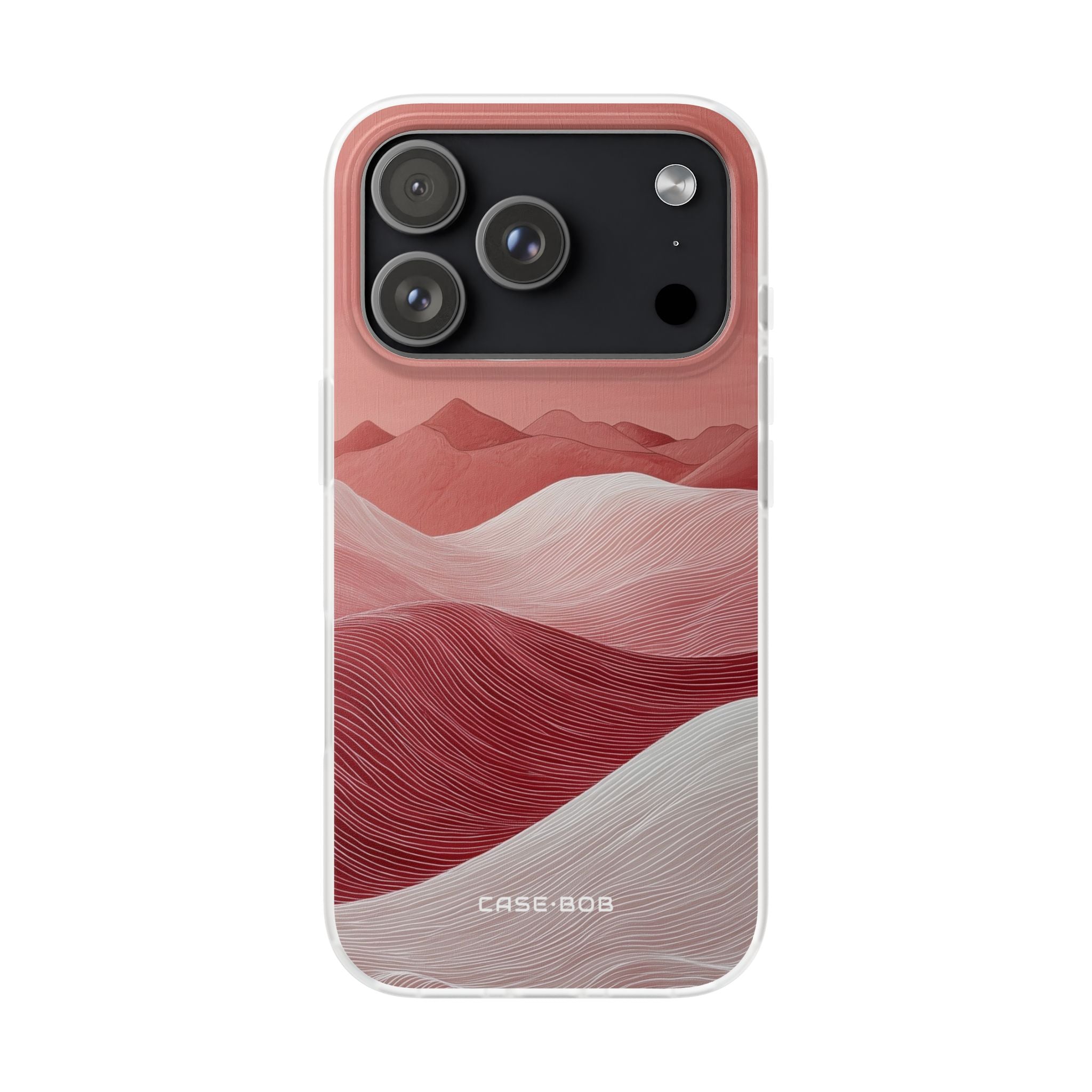 White Orb Dunes iPhone 17 Pro Case - Soft