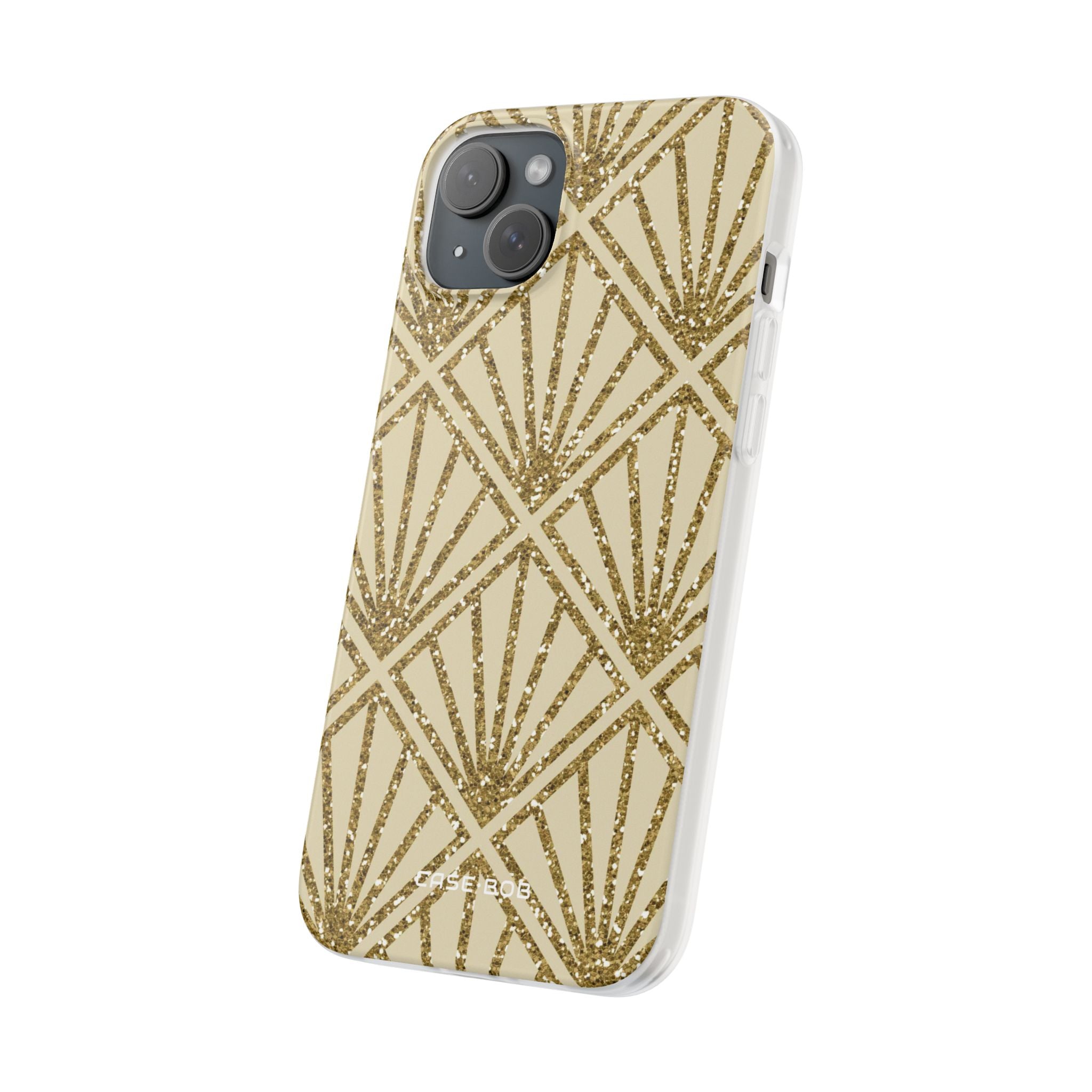 Gold Diamond Radiance iPhone 15 Plus Case - Soft