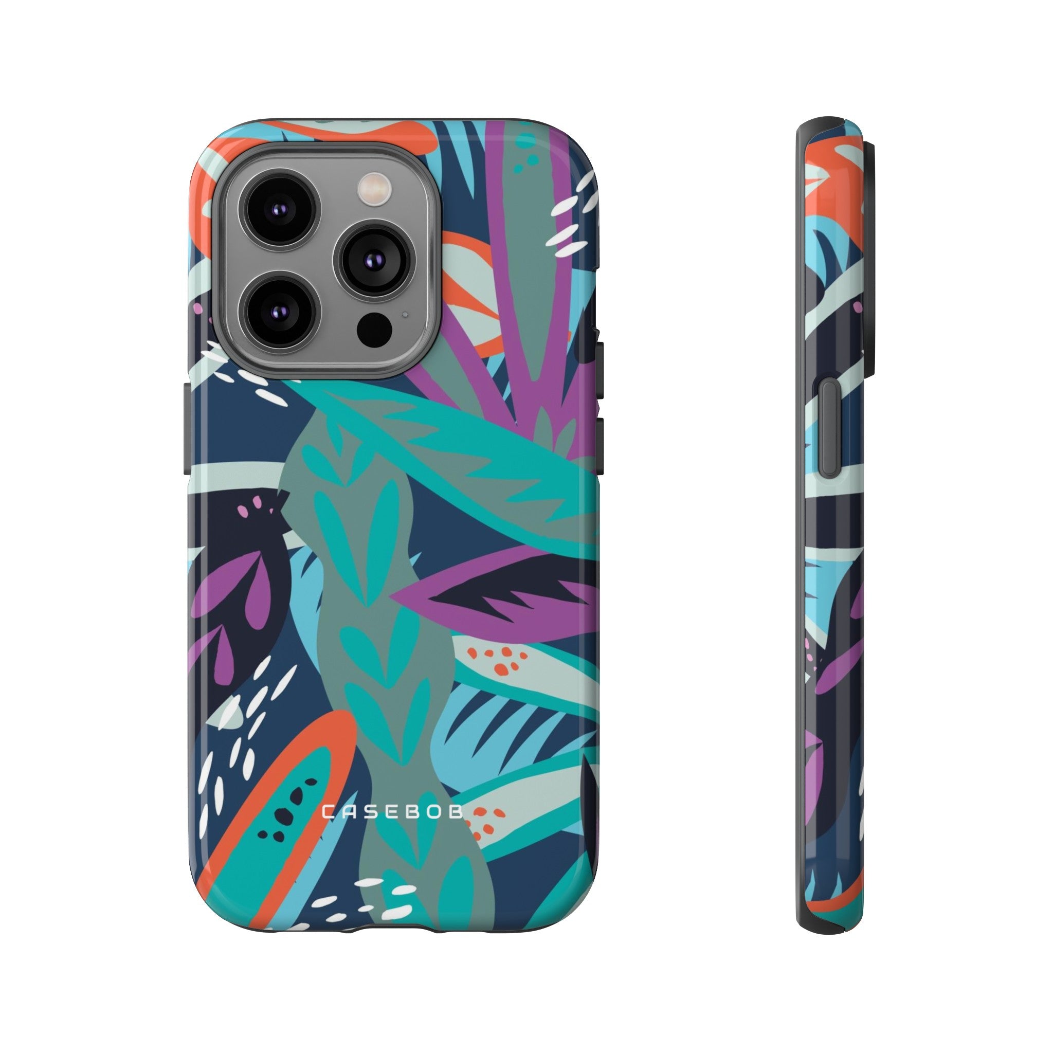 Tropical Leaf Moz - Protective Phone Case