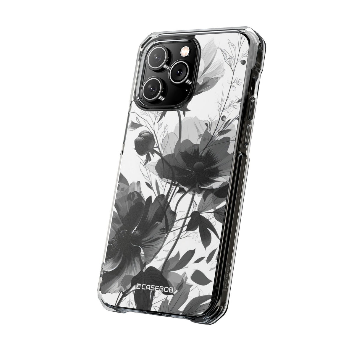 Botanical Elegance – Handyhülle für iPhone (Clear Impact – Magnetisch)