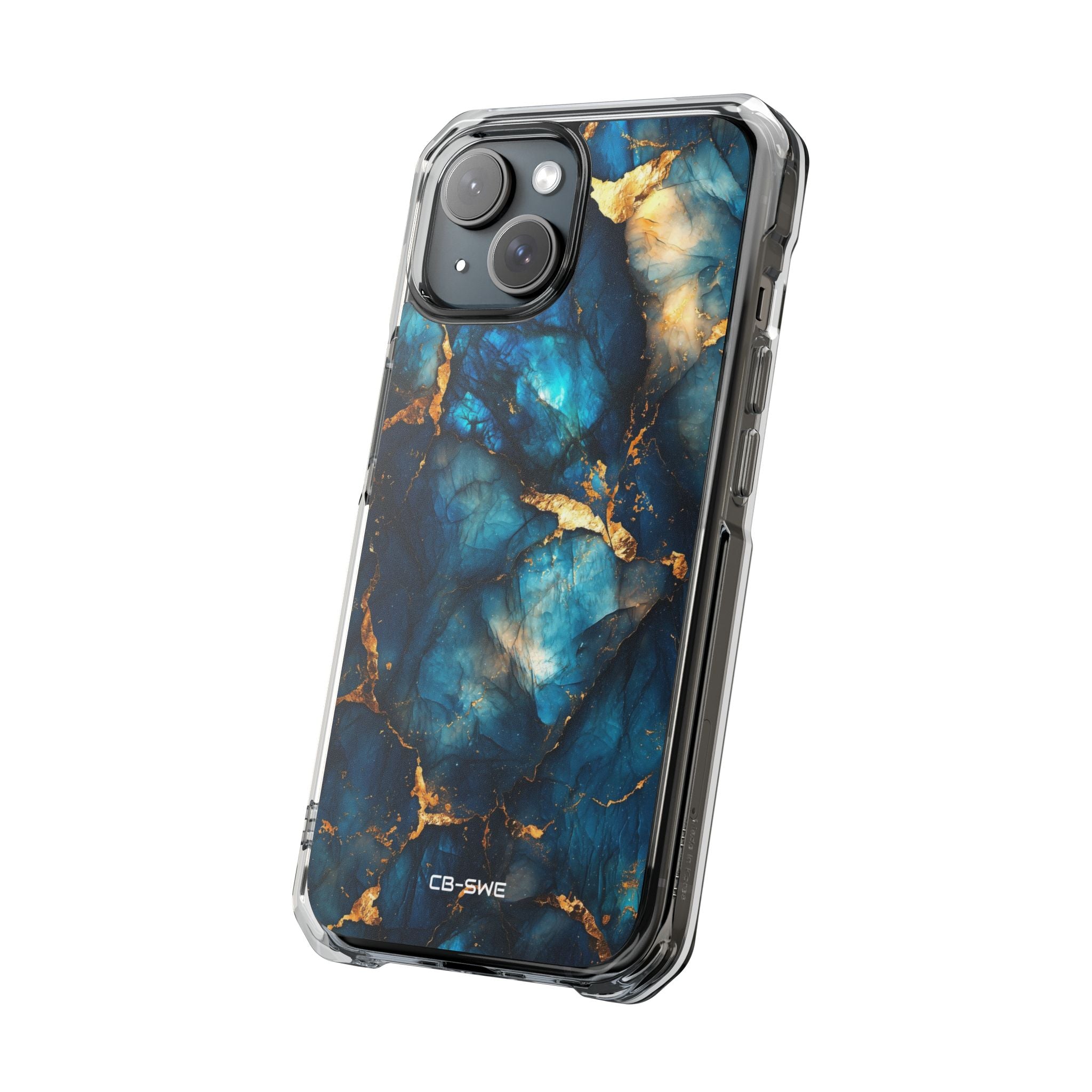 Luminous Gold Veins iPhone Case - Impact