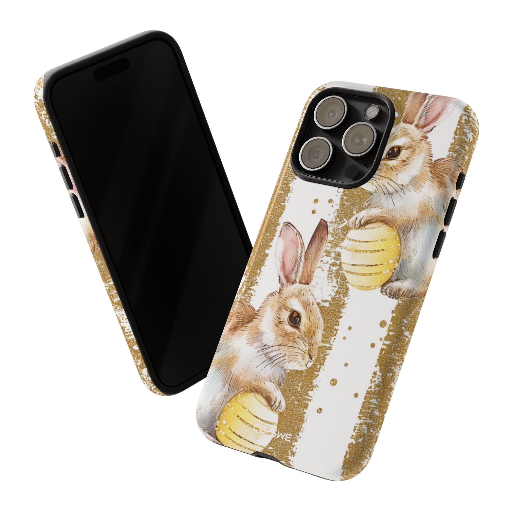 Bunnies Hold Eggs - iPhone Case