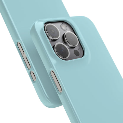 Powder Blue iPhone 15 - Slim Phone Case