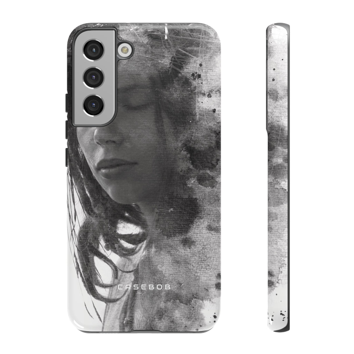 Portrait Lady Phone Case - Protective Phone Case