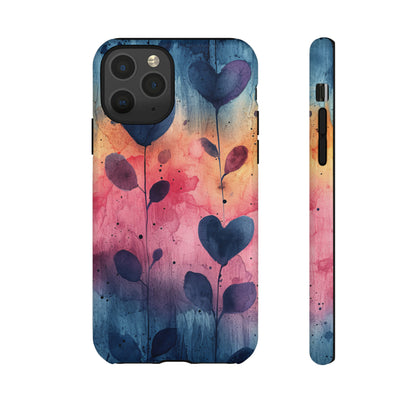 Heartfelt Pastel Mosaic - Protective Phone Case