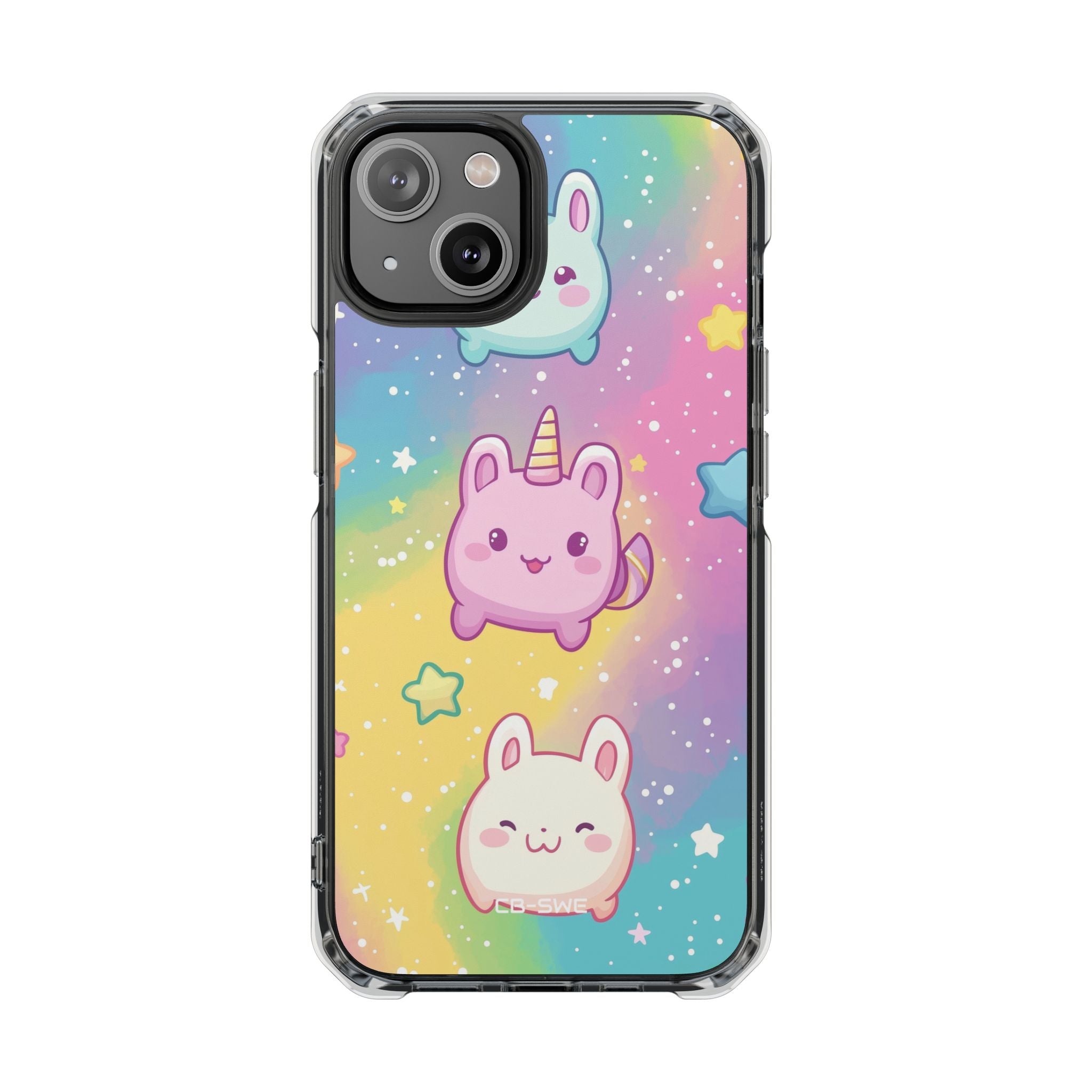 Bunnies Dance Under Stars iPhone Case - Impact
