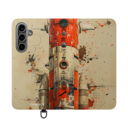 Crimson Rocket - Samsung S24 Case - Wallet